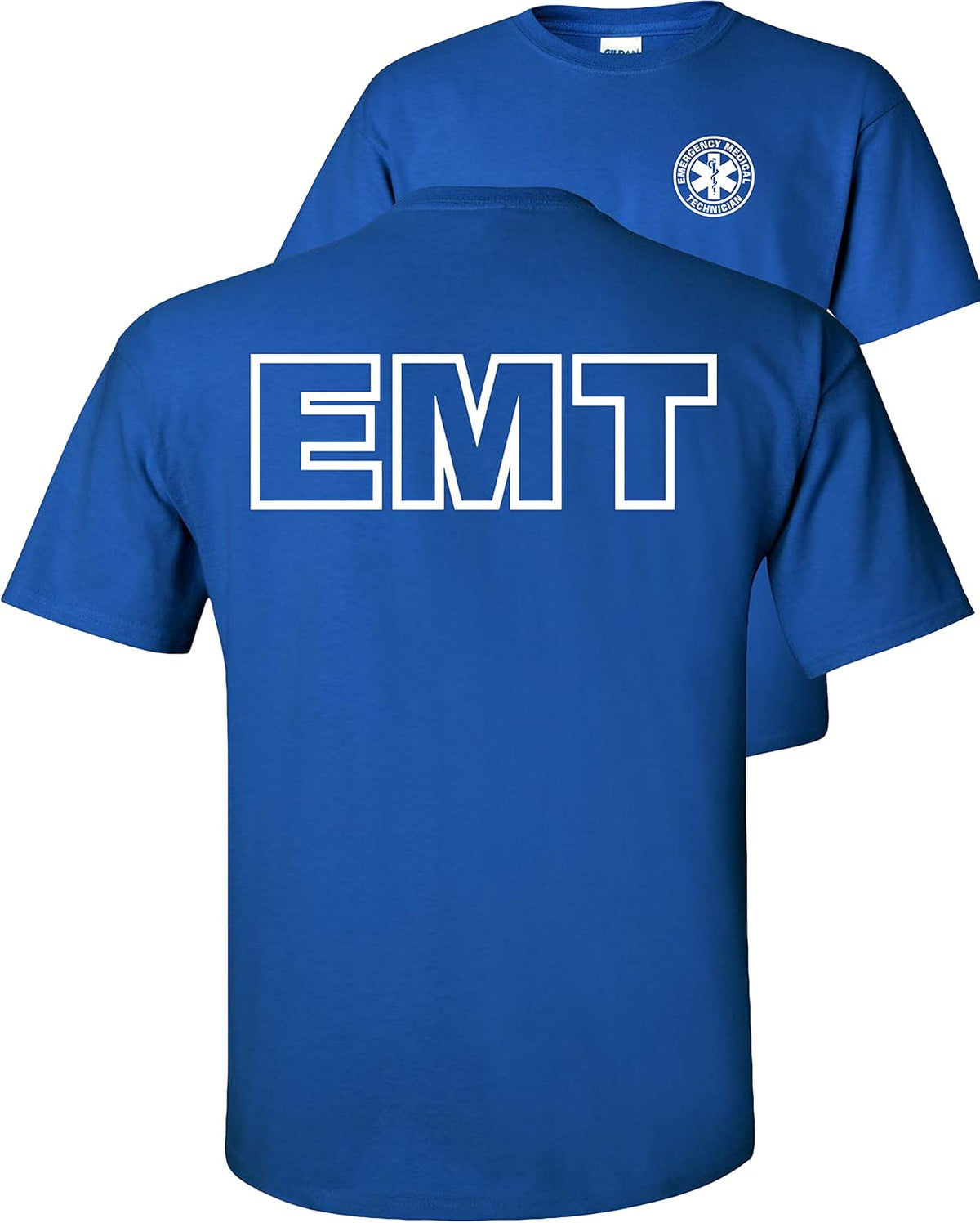 FAIR GAME EMT T-Shirt Emergency Medical Technician-Royal-2x - As Pictured