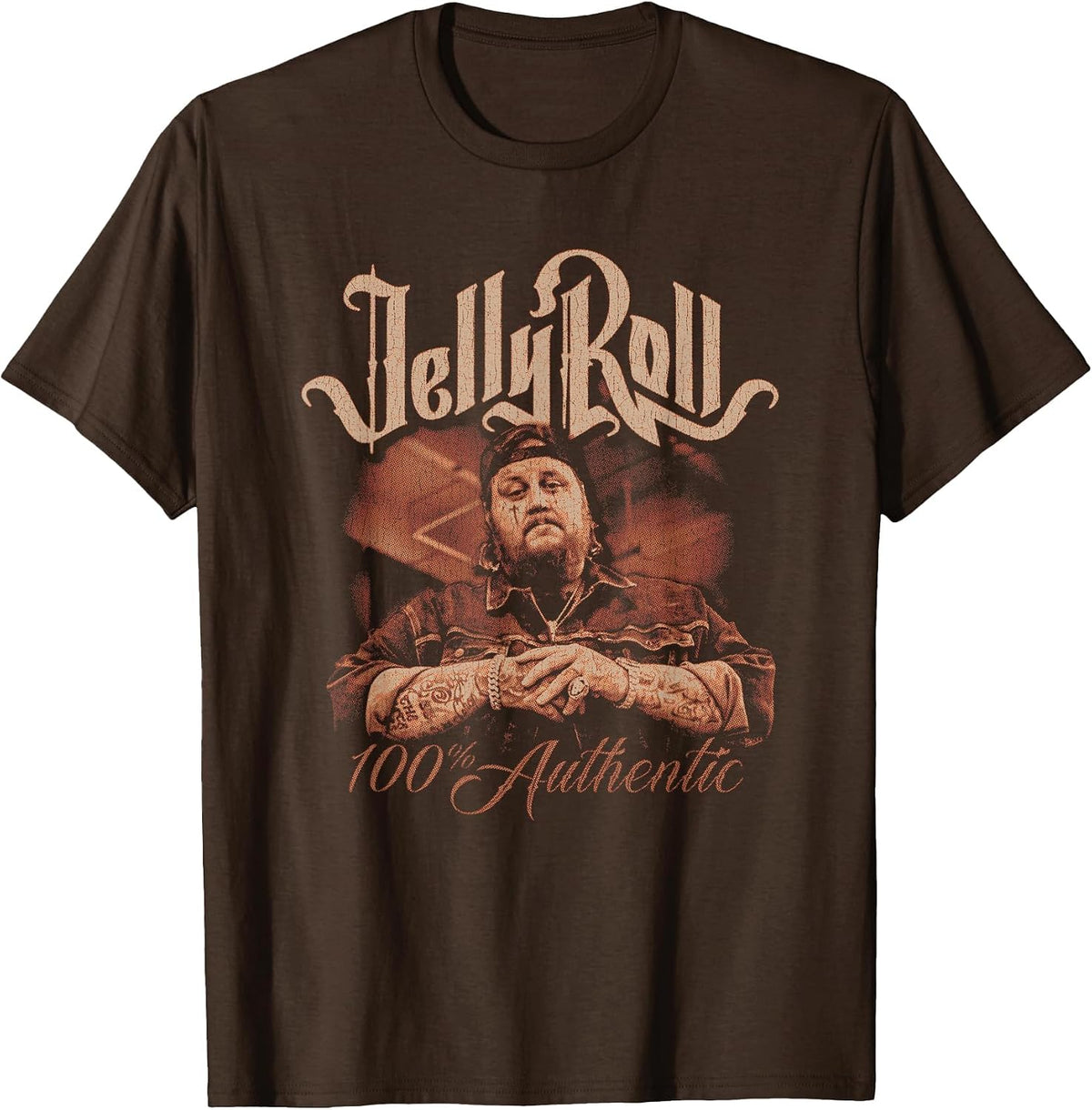 Jelly Roll - Authentic T-Shirt - Brown