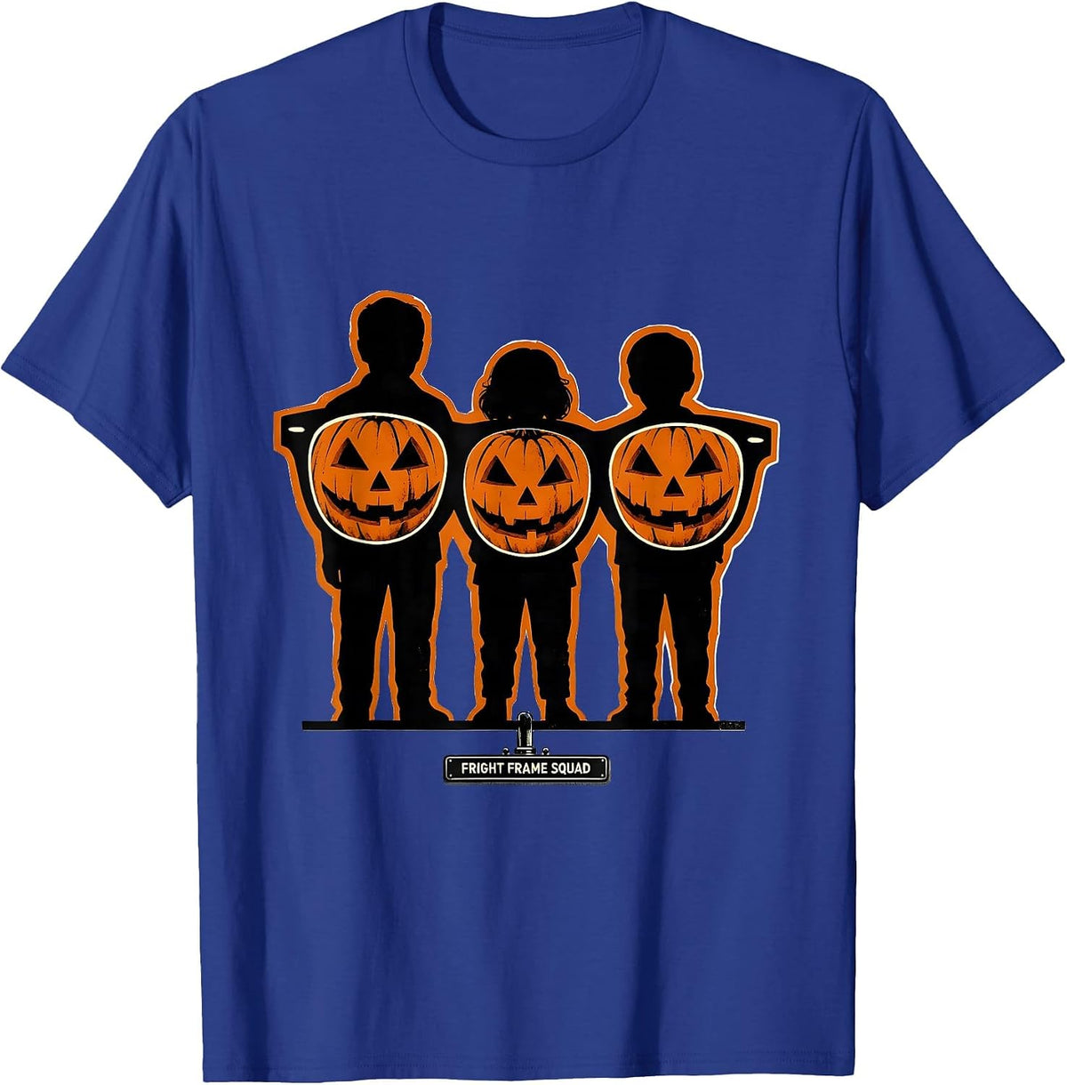 Fright Frame Squad Funny Optometrist Halloween Eye Doctor T-Shirt - Royal Blue