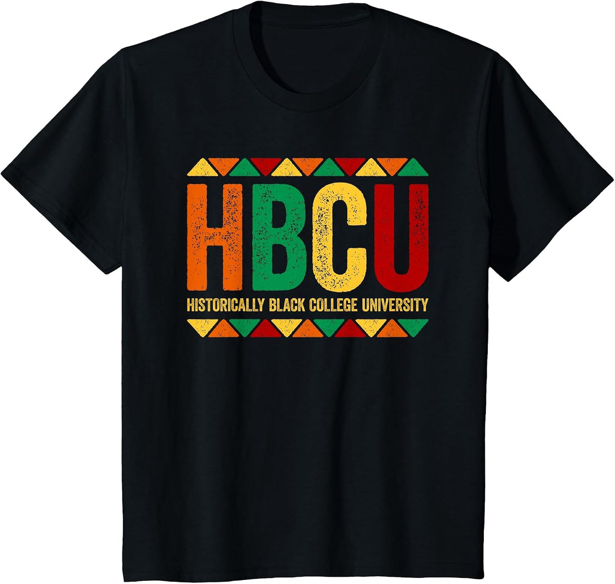 HBCU Historically Black College University Shirt History T-Shirt - Black