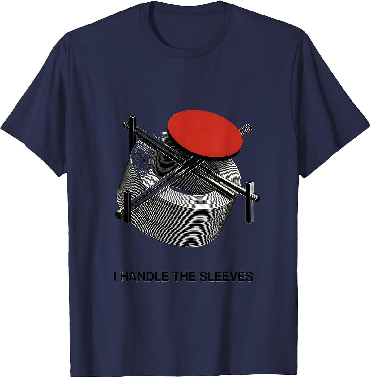 I Handle The Sleeves Funny Plumber Pipefitter Occupation T-Shirt - Navy Blue