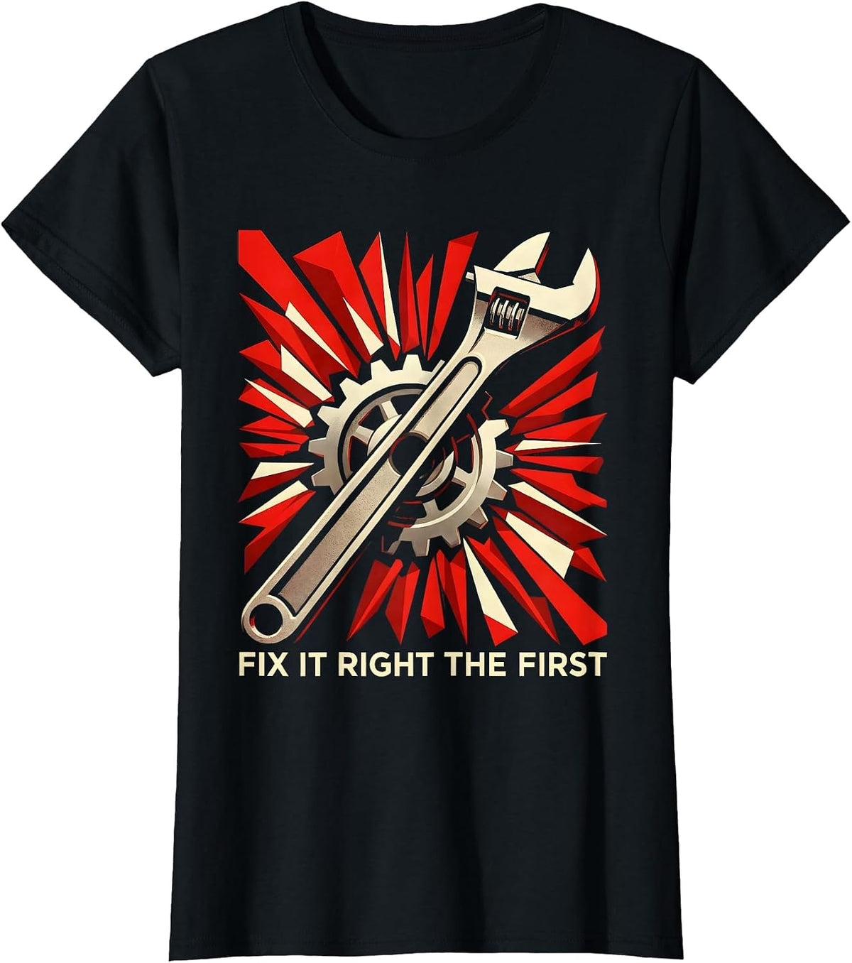 Valley Forge Automotive Fix It Right the First Time T-Shirt - Black