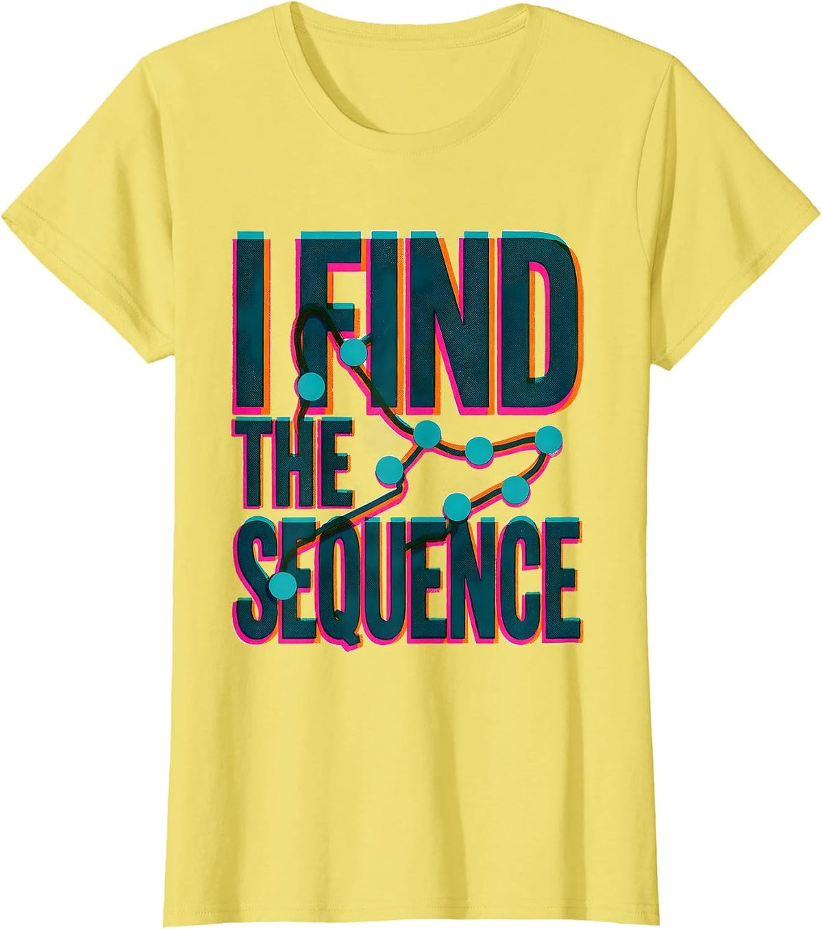 I Find The Sequence Funny Rock Climbing Bouldering Gift T-Shirt - Lemon Yellow