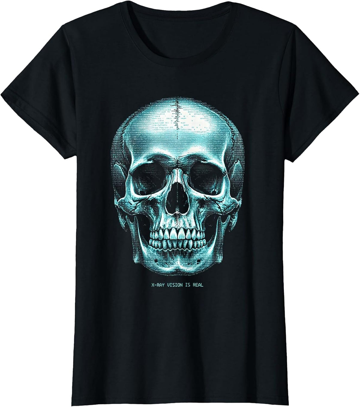 X-Ray Vision Is Real Radiology Design T-Shirt - Black