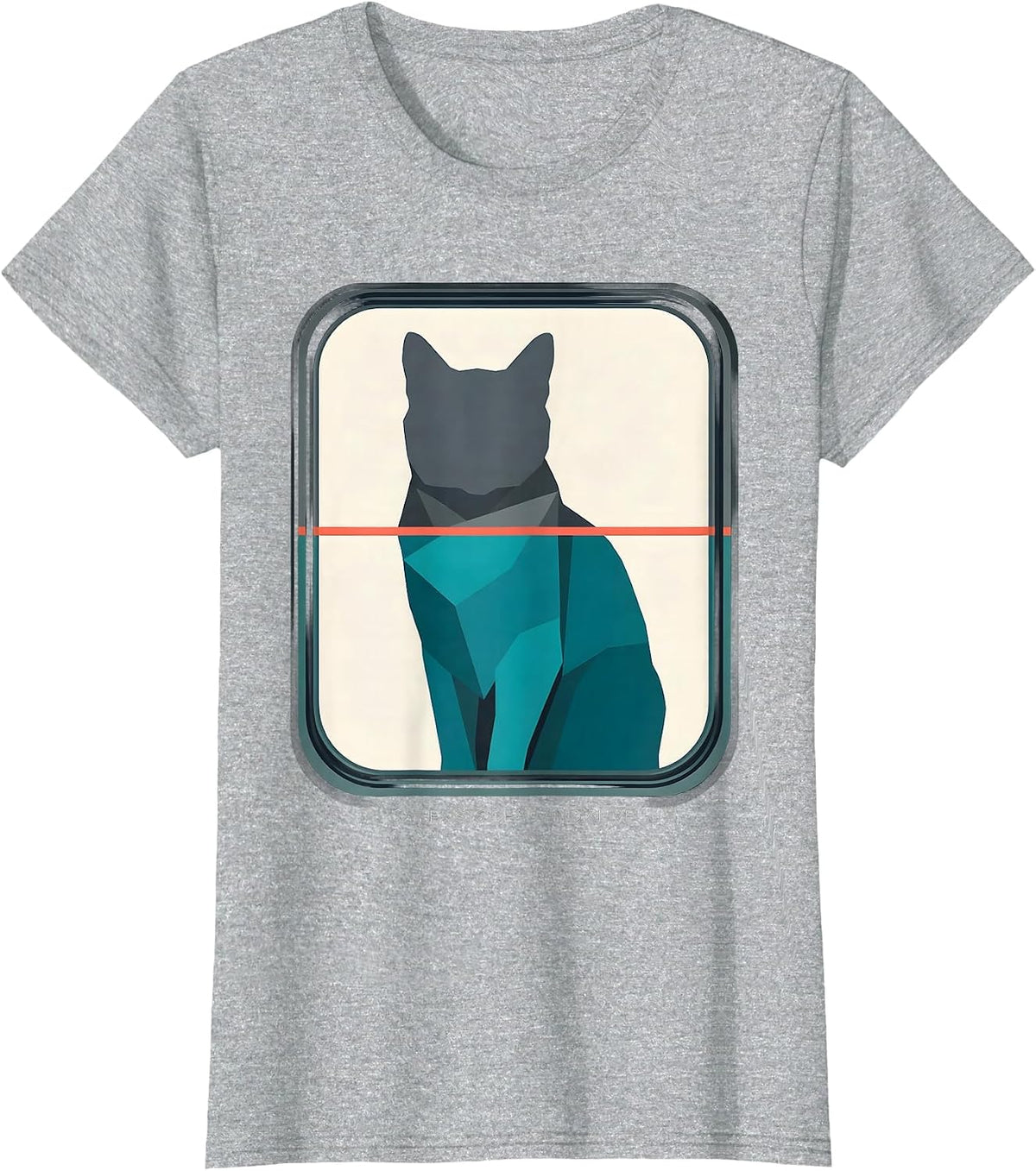 Cat Exists Dead And Alive Funny Quantum Physics Humor T-Shirt - Heather Grey
