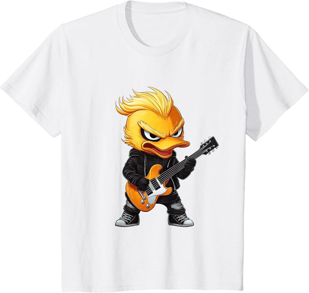Heavy Metal Duck T-Shirt - White