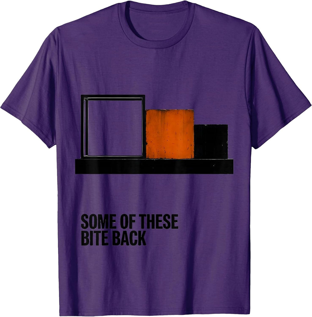 Men's Some Of These Bite Back Funny Chemistry Teacher Science T-Shirt - Purple