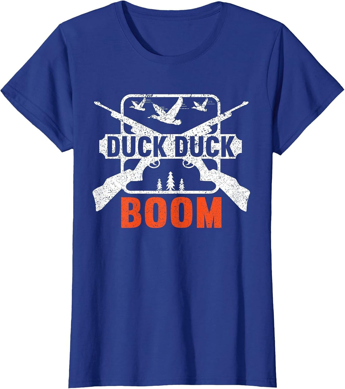 Duck Duck Boom | Hunting Ducks Hunting Funny Hunter T-Shirt - Royal Blue
