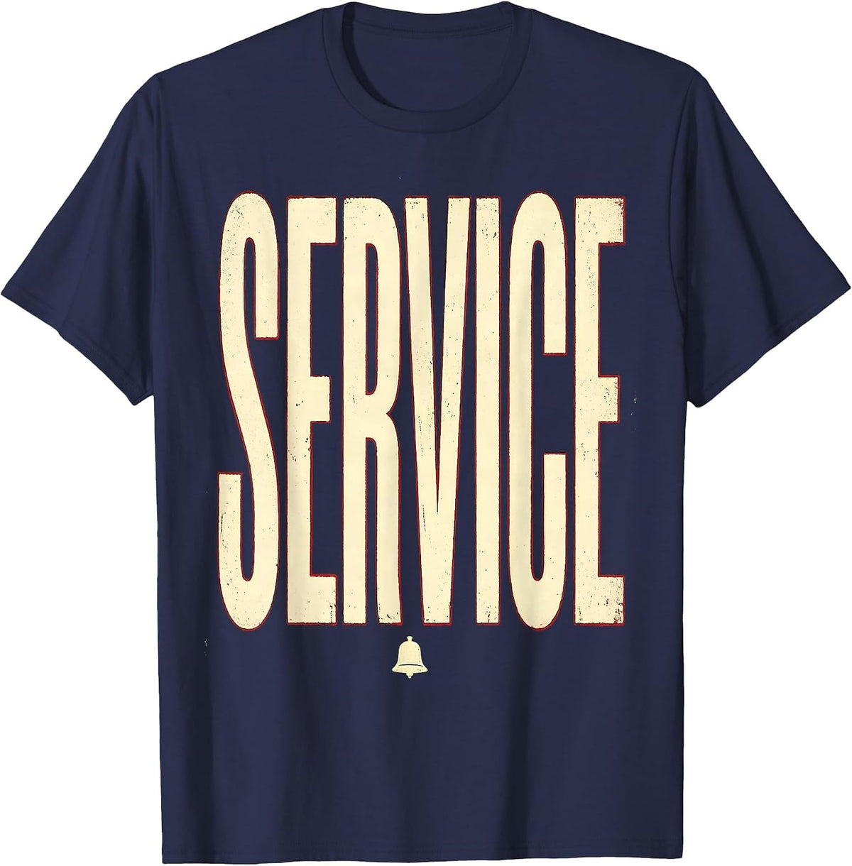 Service Funny Chef Line Cook Kitchen Staff Humor T-Shirt - Navy Blue