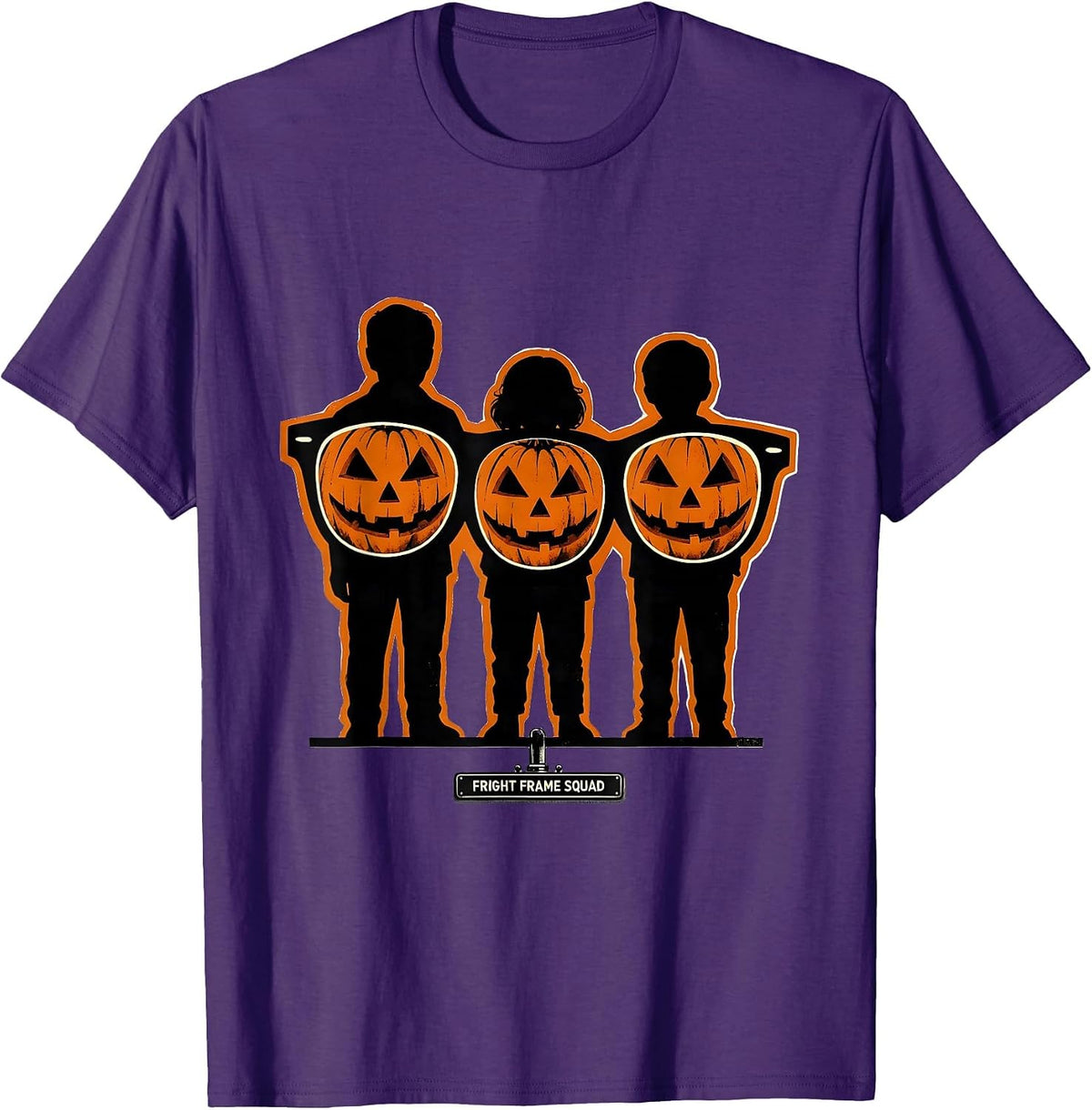 Fright Frame Squad Funny Optometrist Halloween Eye Doctor T-Shirt - Purple