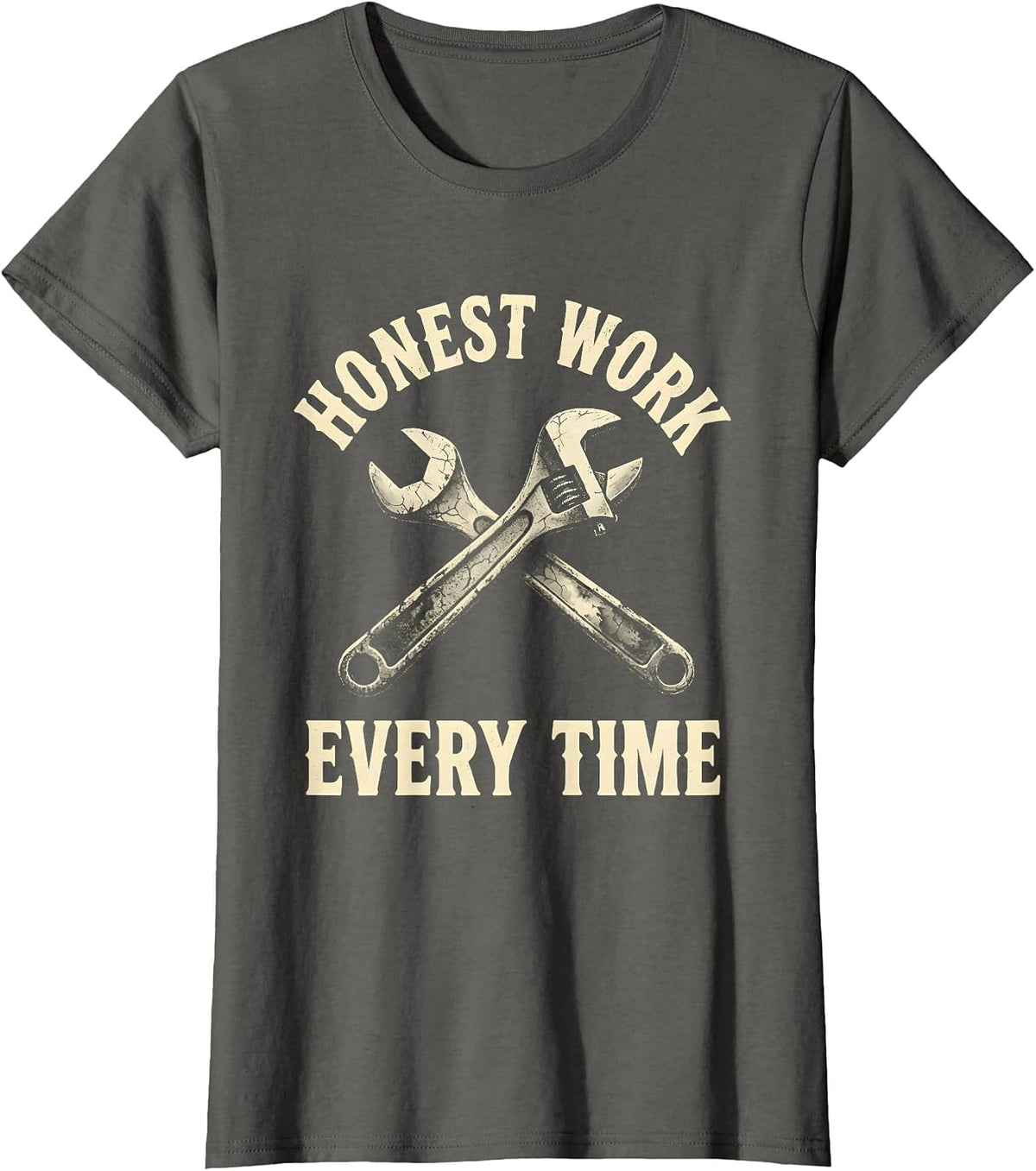 Women's Valley Forge Automotive Honest Work Every Time T-Shirt - Asphalt Grey