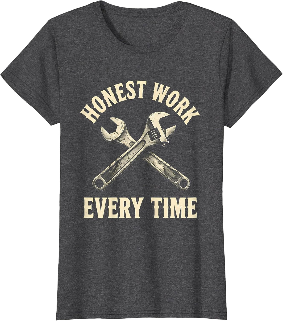 Women's Valley Forge Automotive Honest Work Every Time T-Shirt - Dark Heather Grey