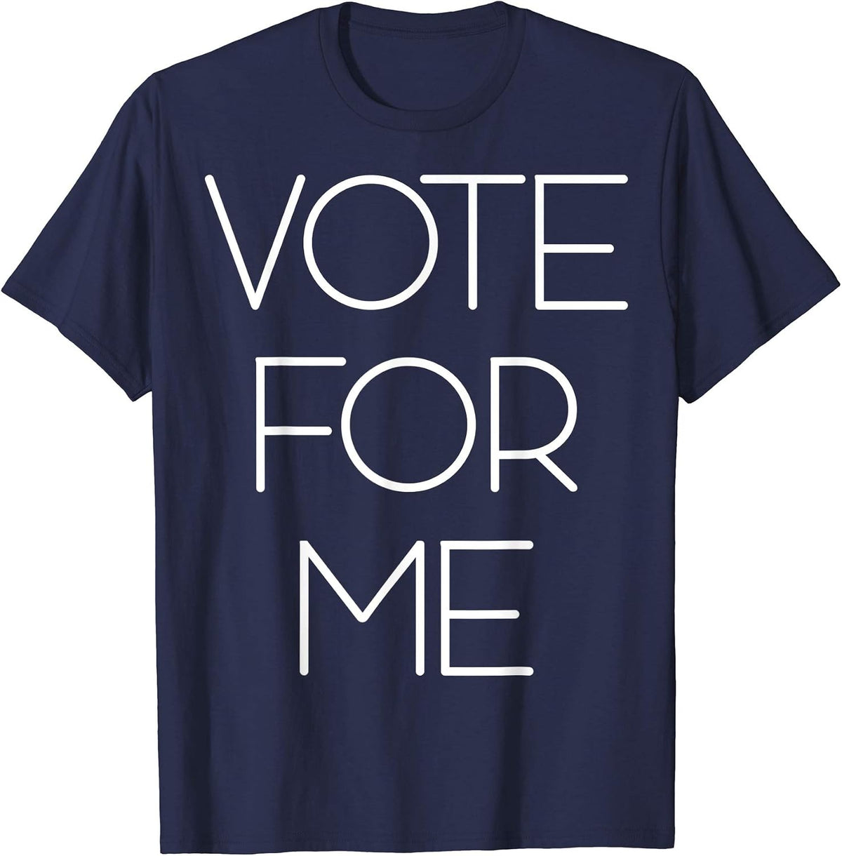 Vote for Me Election T-Shirt, Men, Black, Small - As Pictured