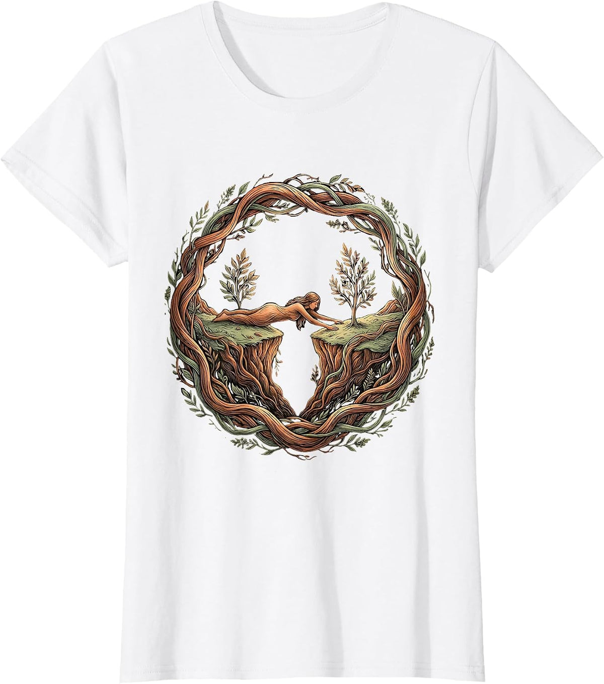 Bridge the Gap Human Connection Graphic T-Shirt - White