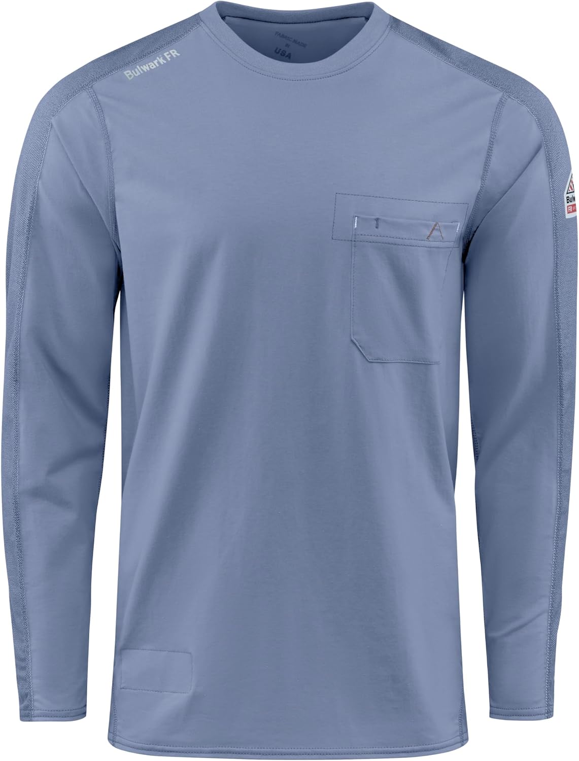 Bulwark FR Men's Flame Resistant Flex Knit Tee - Light Blue