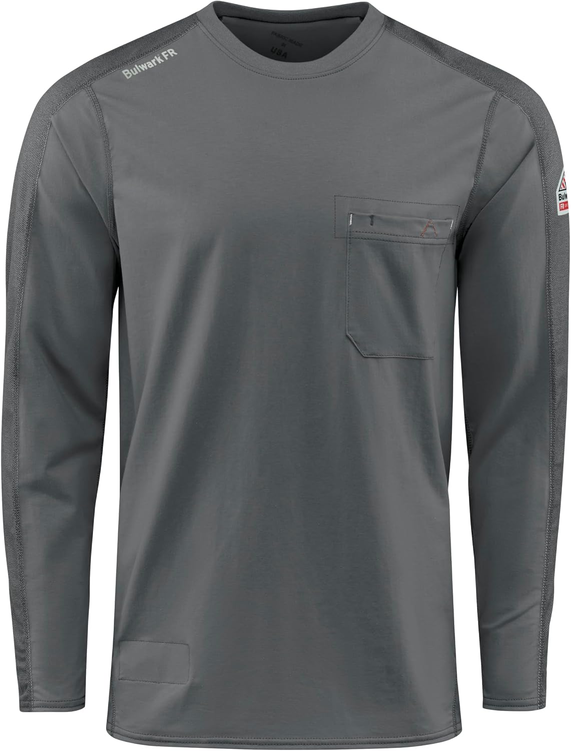 Bulwark FR Men's Flame Resistant Flex Knit Tee - Charcoal