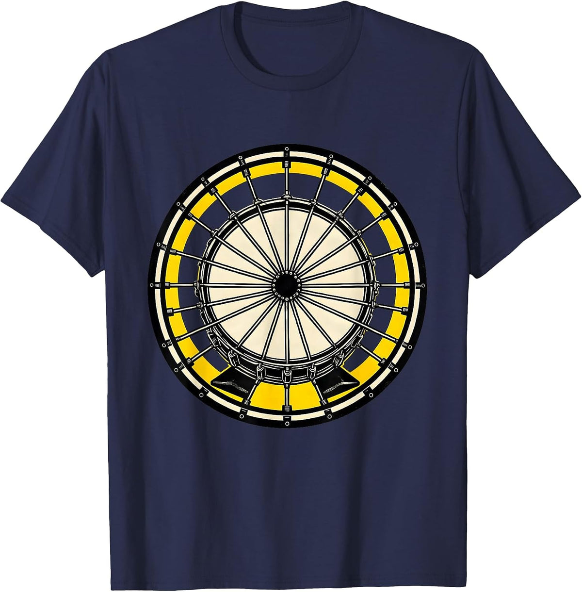 Sealed Drum Badge Vintage Drummer Gift T-Shirt - Navy Blue