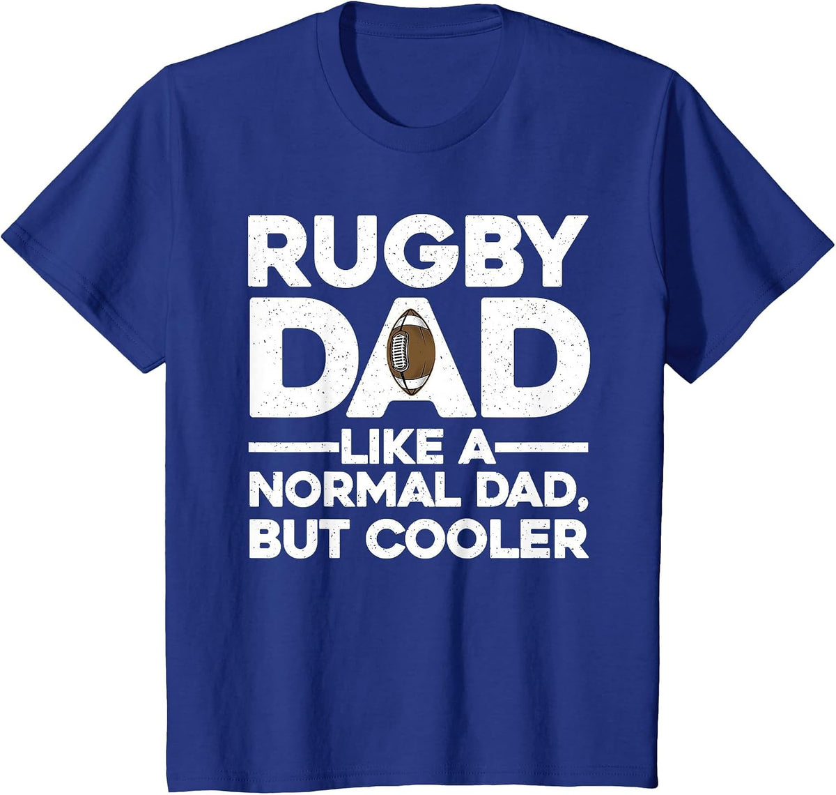 Funny Rugby Design for Dad Men Professional Rugby Player T-Shirt - Royal Blue