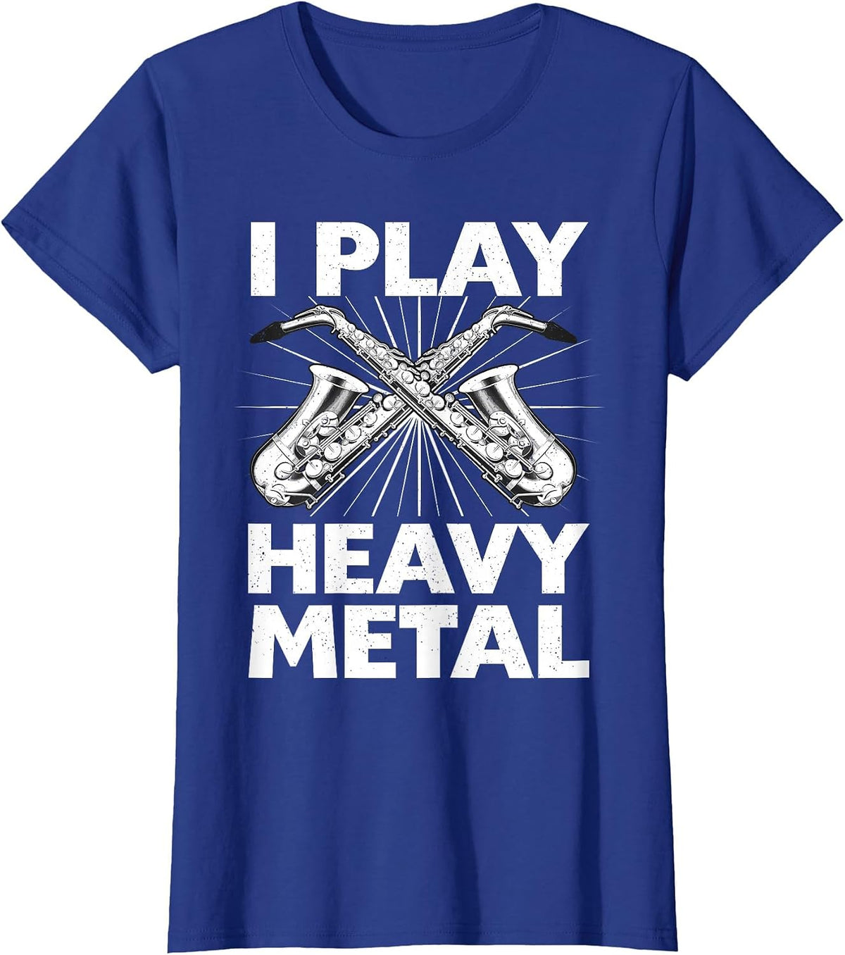 Funny Saxophone Themed for Men Women Kids Saxophone Player T-Shirt - Royal Blue