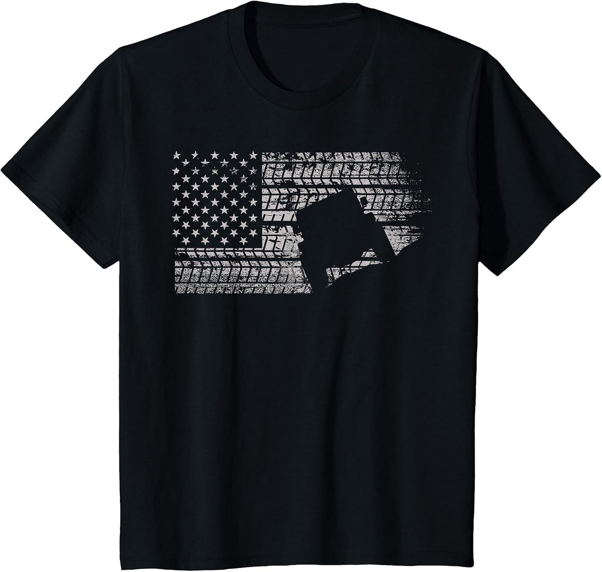 Off Roading Quad ATV Apparel Off Road Quad ATV T-Shirt - Black