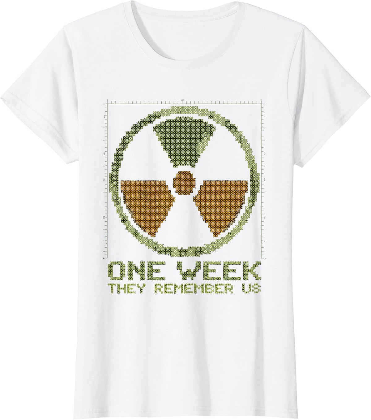 One Week They Remember Us Retro Rad Tech Week T-Shirt - White