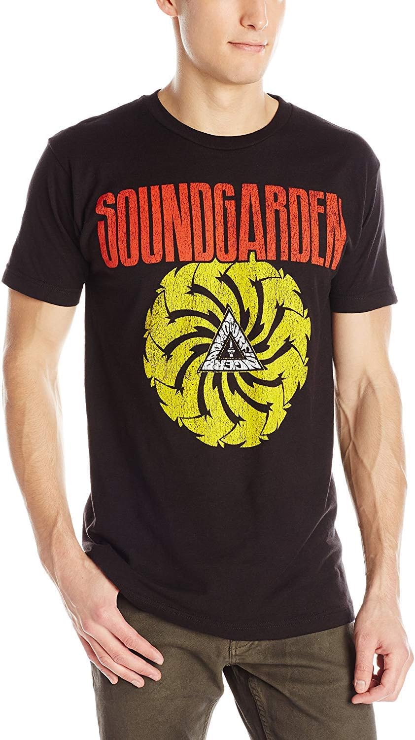 FEA Merchandising Men's "Sound Garden" Bad Motor Finger Lightweight T-Shirt - Black