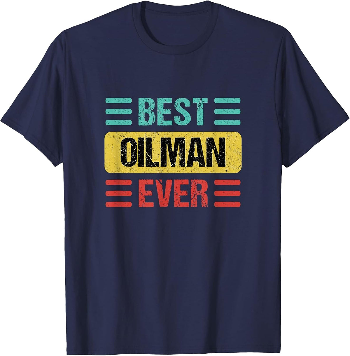 Oilman T-Shirt - Navy Blue