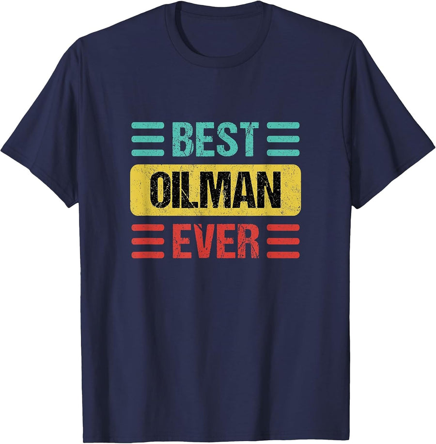 Oilman T-Shirt - Navy Blue
