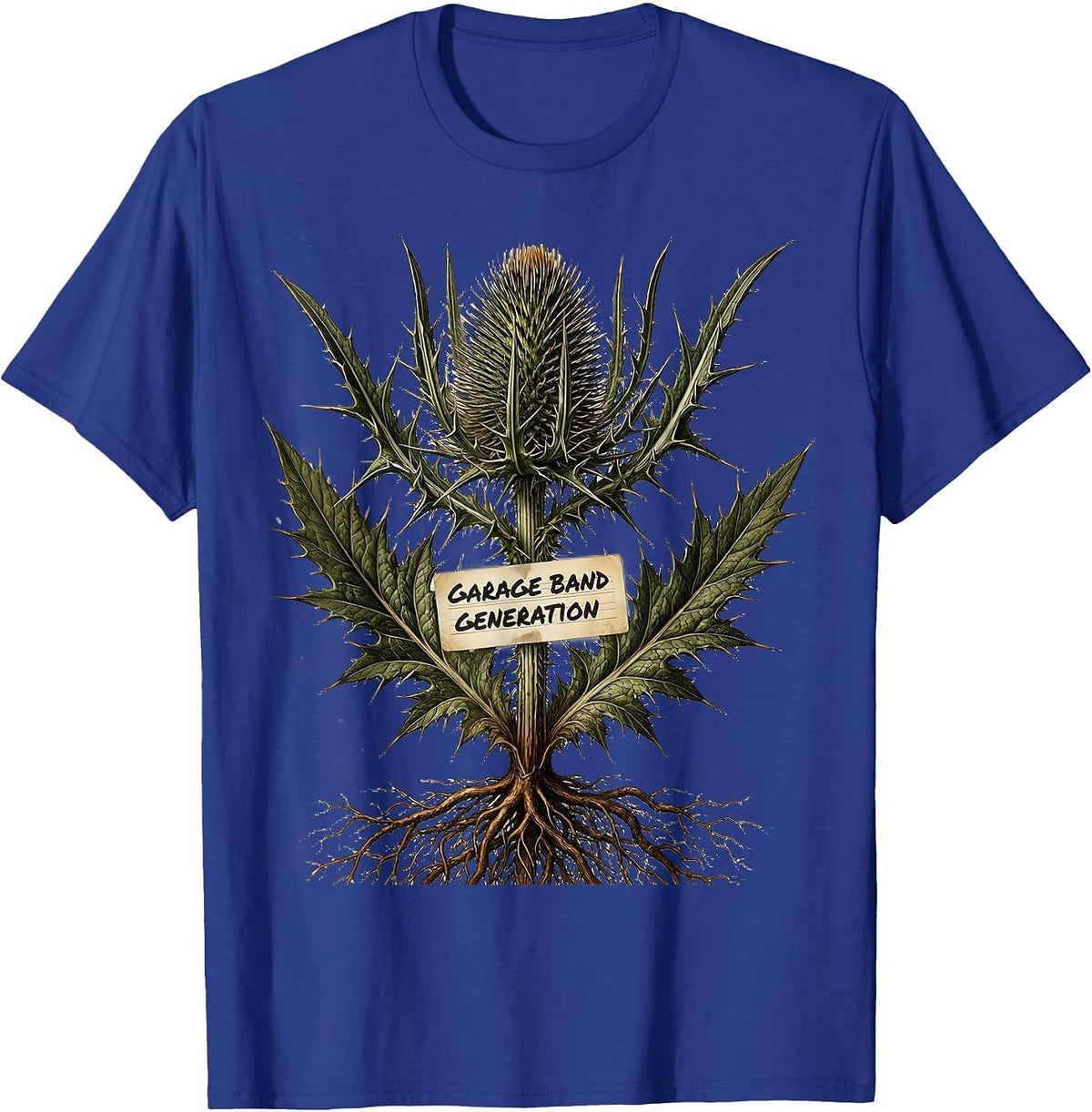Garage Band Generation 90s Rock Music Design T-Shirt - Royal Blue