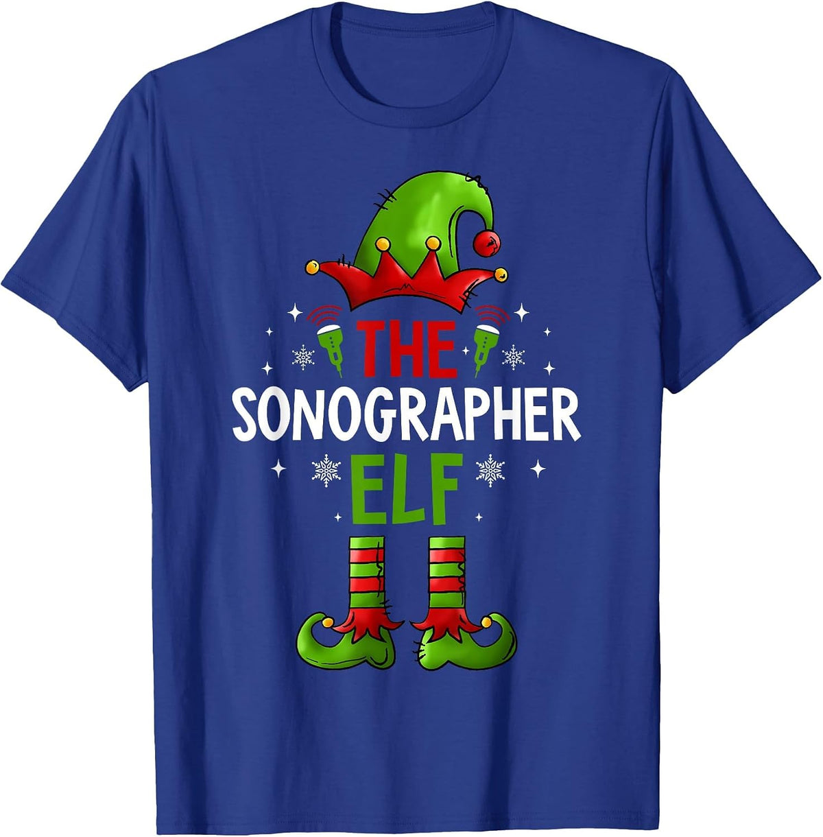 The Sonographer Elf T-Shirt - Royal Blue