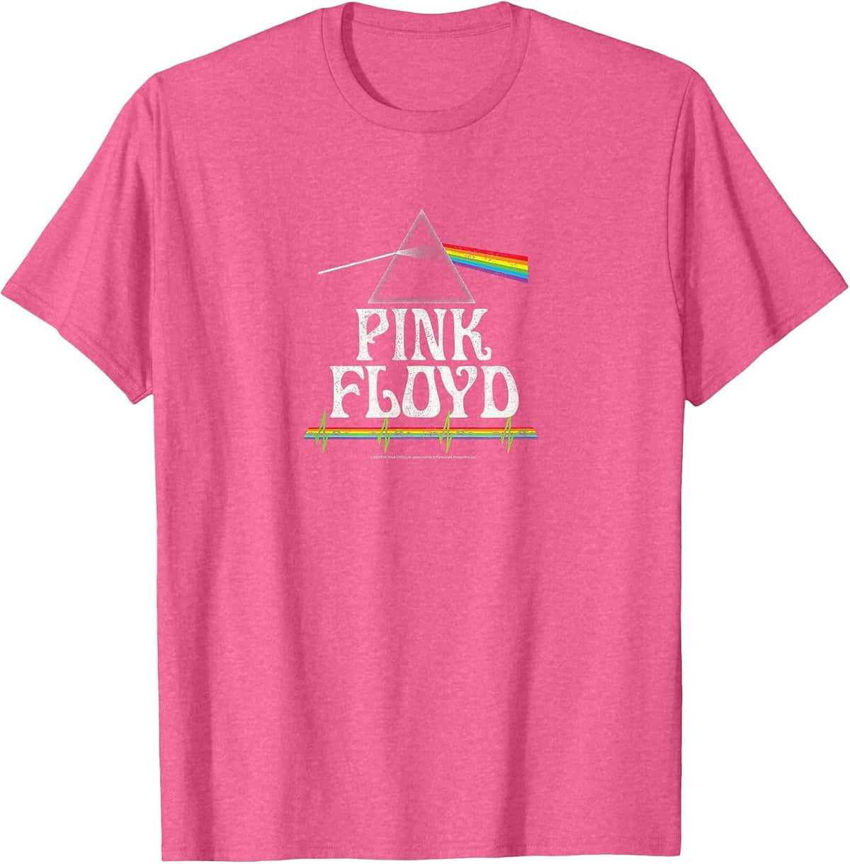 Pink Floyd - The Dark Side of the Moon T-Shirt - Pink Heather