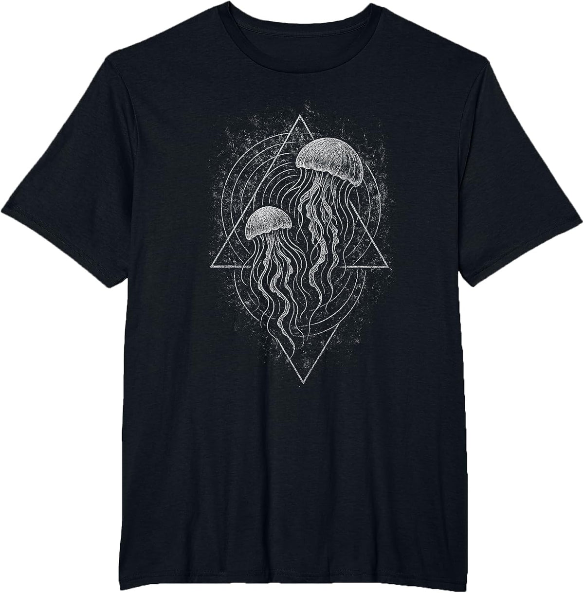 Jellyfish Grunge Goth Alt Alternative Gothic Y2K Aesthetic T-Shirt - Black