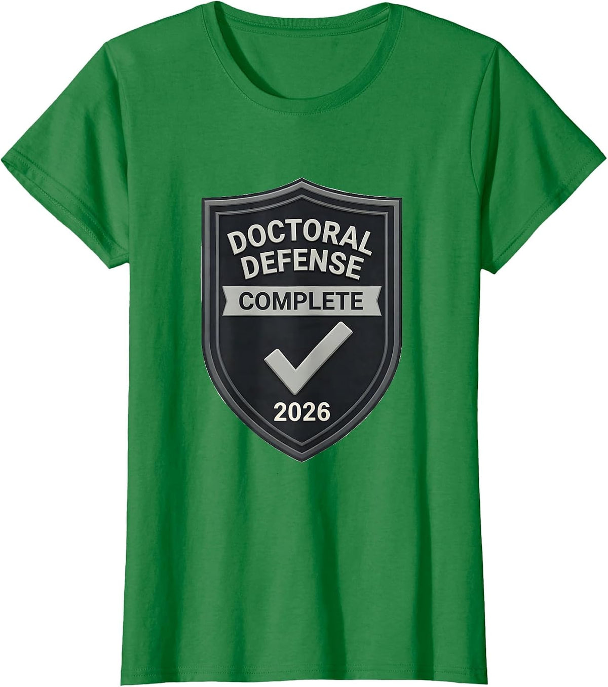 Doctoral Defense Complete 2026 PhD Graduate Doctorate T-Shirt - Kelly Green
