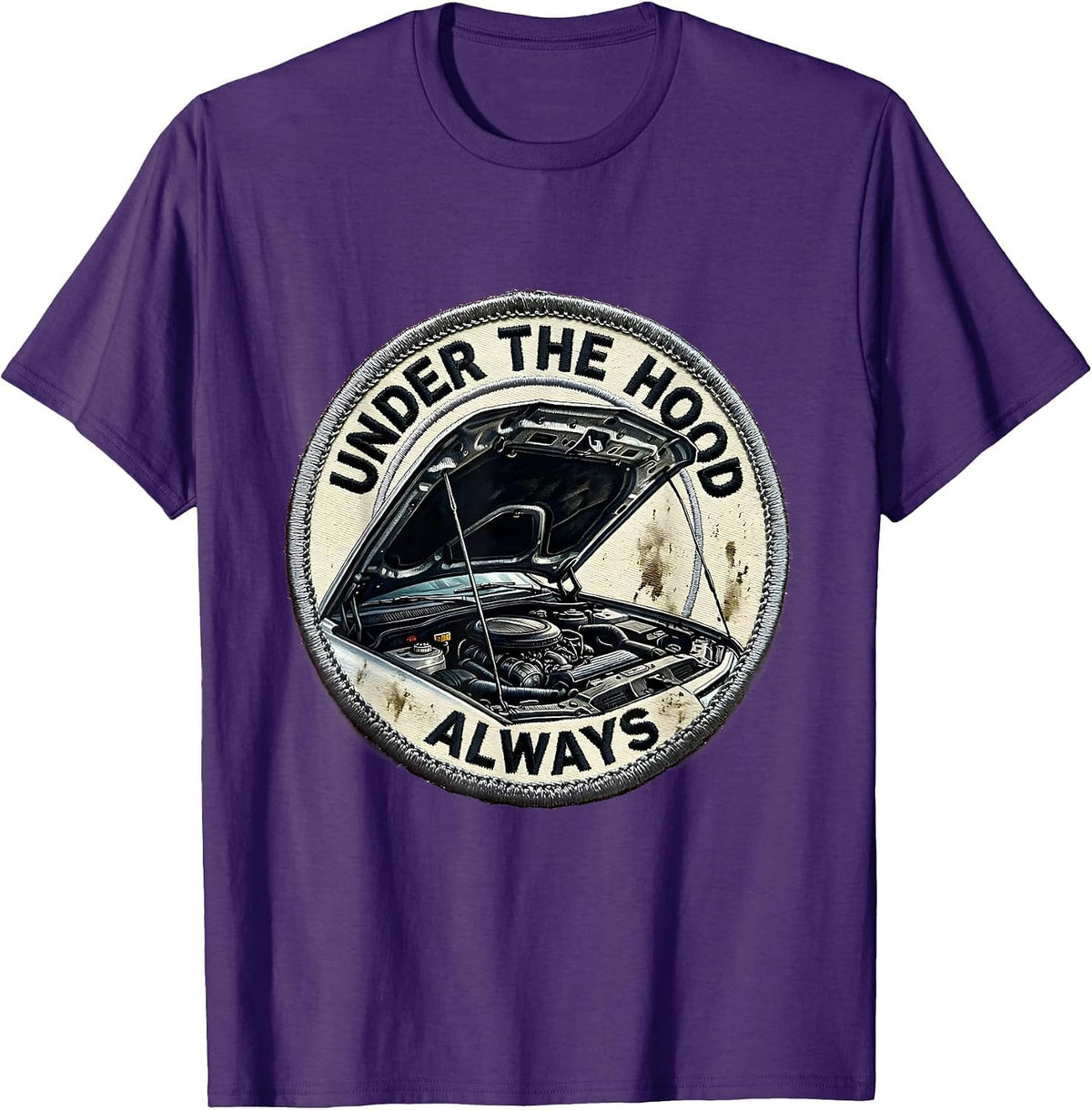 Valley Forge Automotive Under the Hood Always T-Shirt - Purple