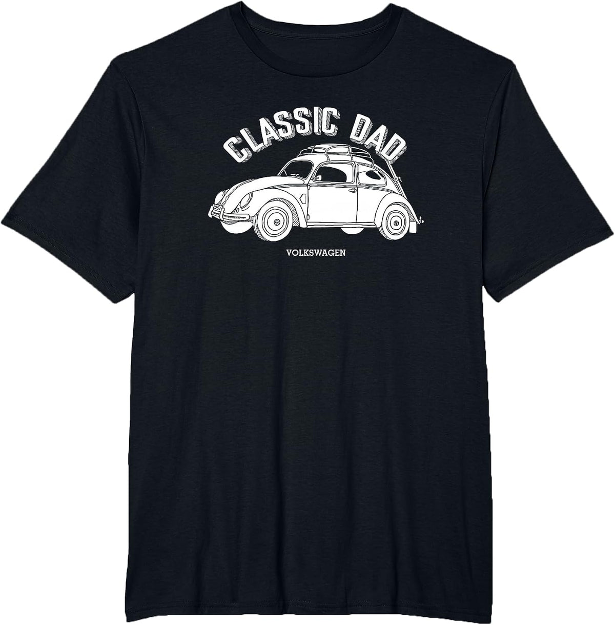 Volkswagen Classic Dad Beetle T-Shirt - Black