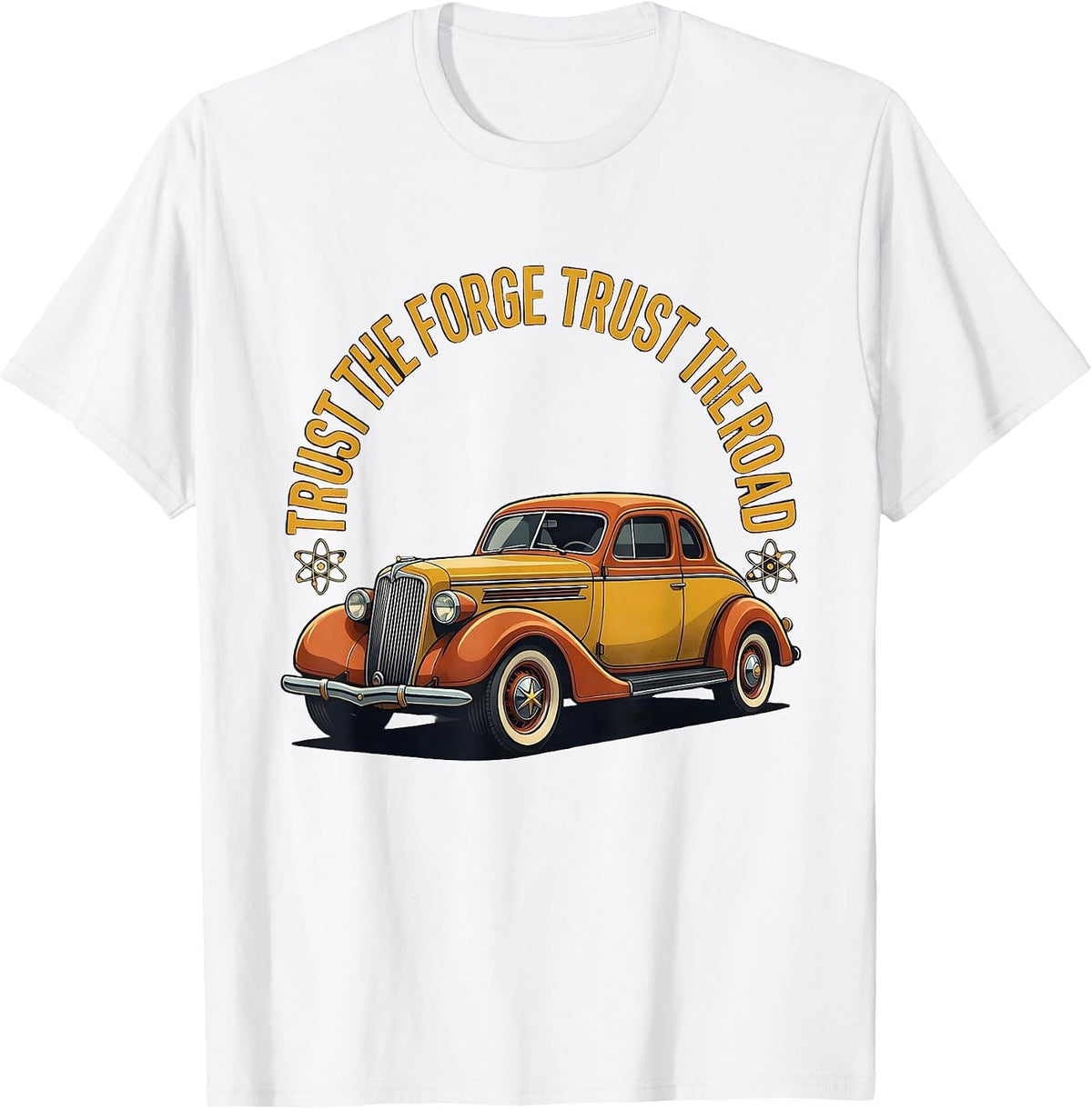 Men's Valley Forge Automotive Trust the Forge Trust the Road T-Shirt - White