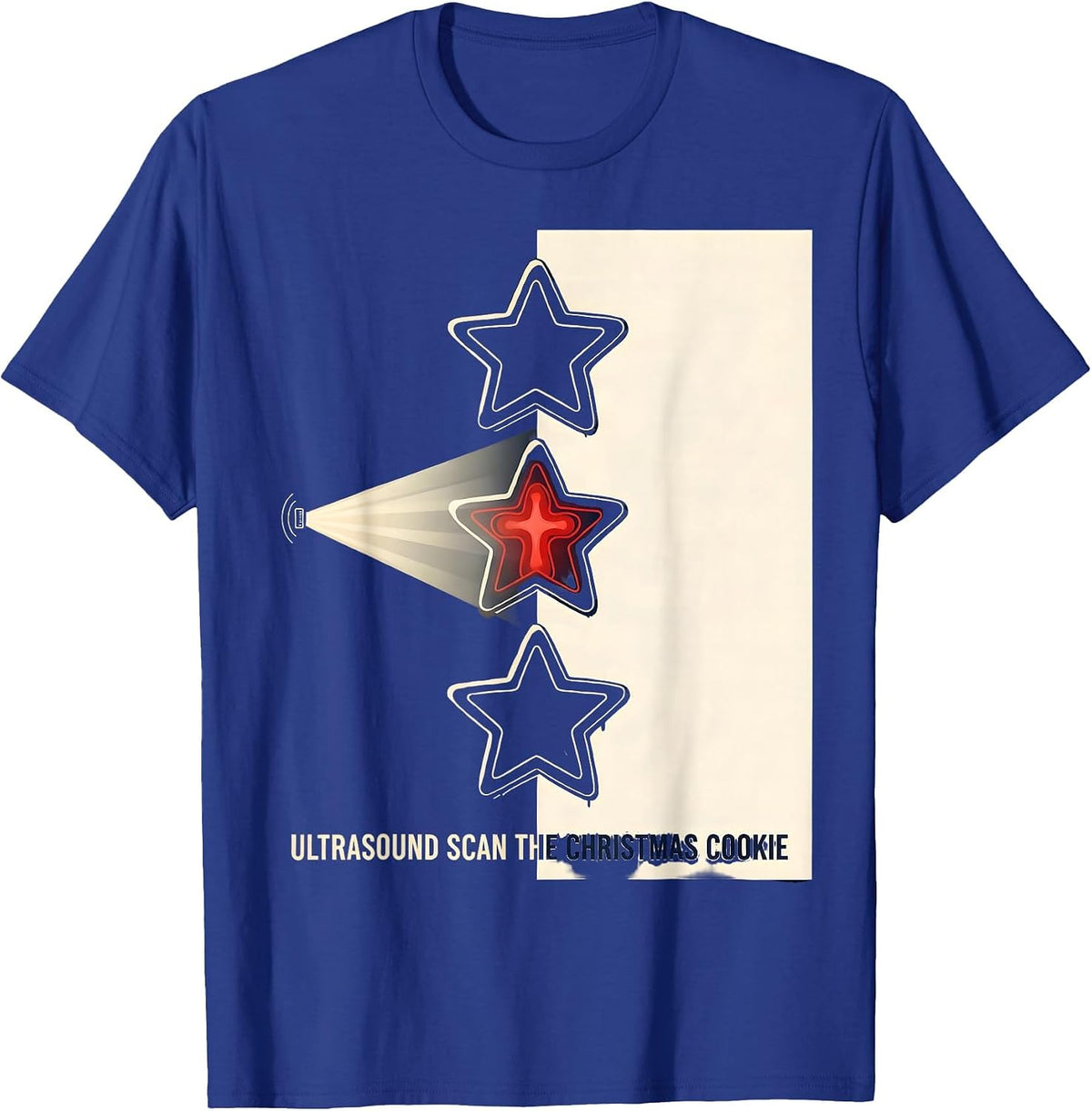 Ultrasound Scan The Christmas Cookie Funny Radiology Tech T-Shirt - Royal Blue