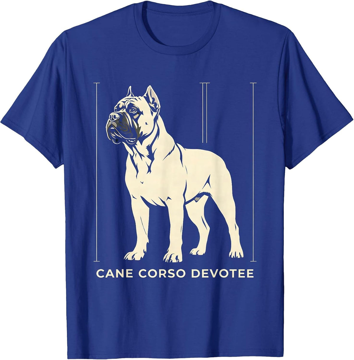 Men's Cane Corso Devotee Dog Owner Breed Pride T-Shirt - Royal Blue