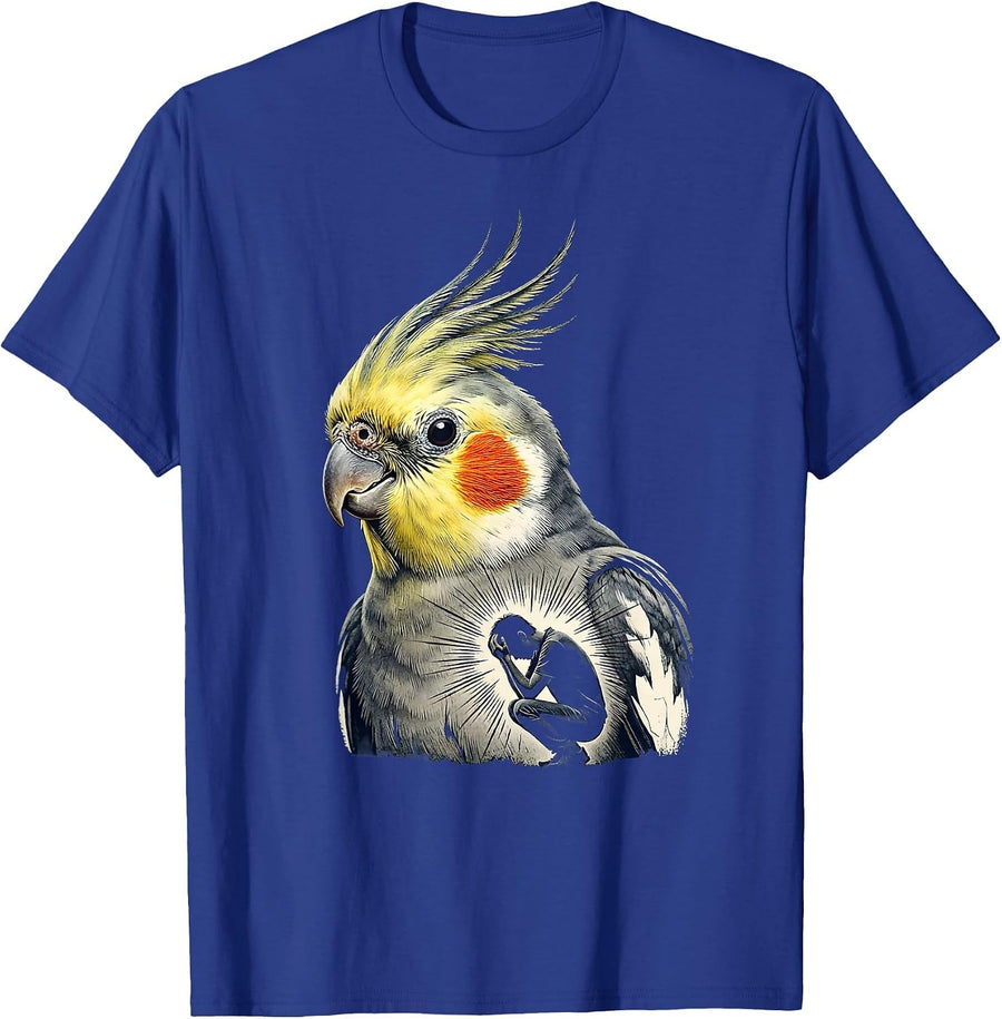 Cockatiel Head Hurt Pet Owner Deadpan Humor T-Shirt - Royal Blue