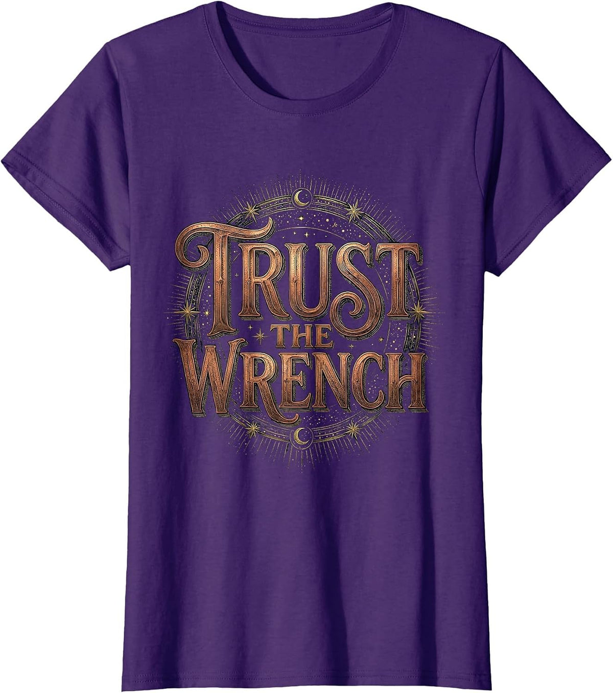 Women's Valley Forge Automotive Trust the Wrench Design T-Shirt - Purple