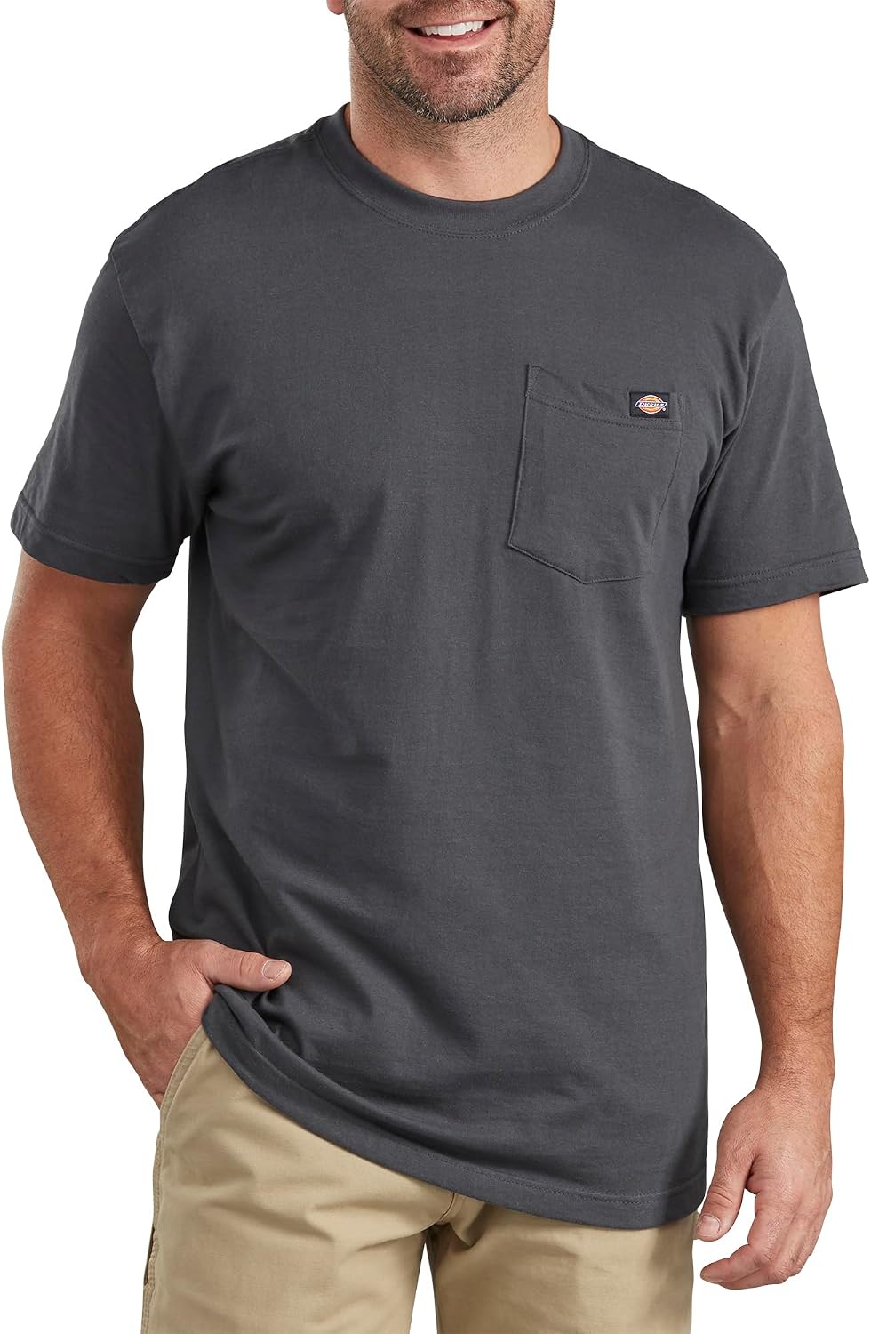 Dickies Men's Short Sleeve Graphic Tee - Charcoal