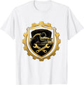 Men's Mechanic Peering Under Hood Illustration T-Shirt - White