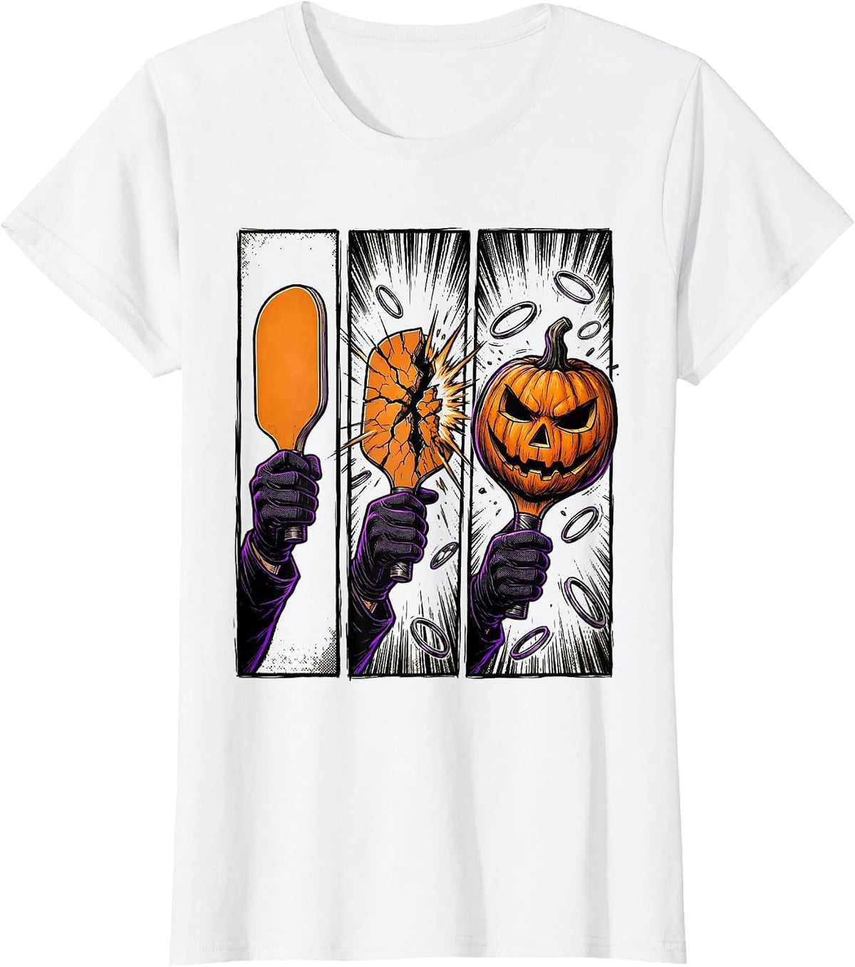 Optical Mask Halloween Optometrist Comic Book Eye Doctor T-Shirt - White