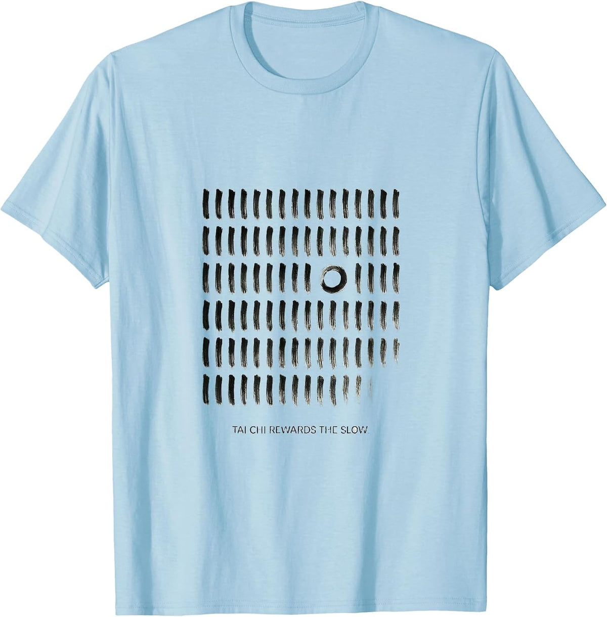 Men's Tai Chi Rewards The Slow Zen Martial Arts Balance Gift T-Shirt - Baby Blue