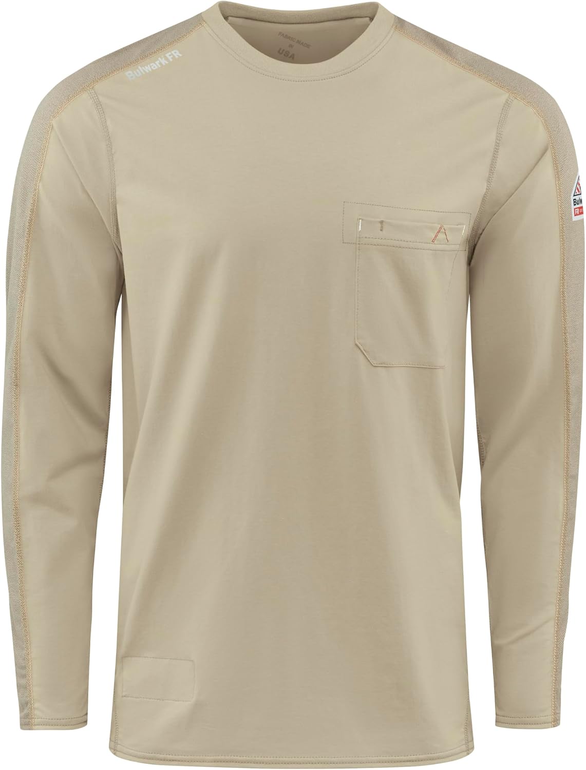 Bulwark FR Men's Flame Resistant Flex Knit Tee - Khaki