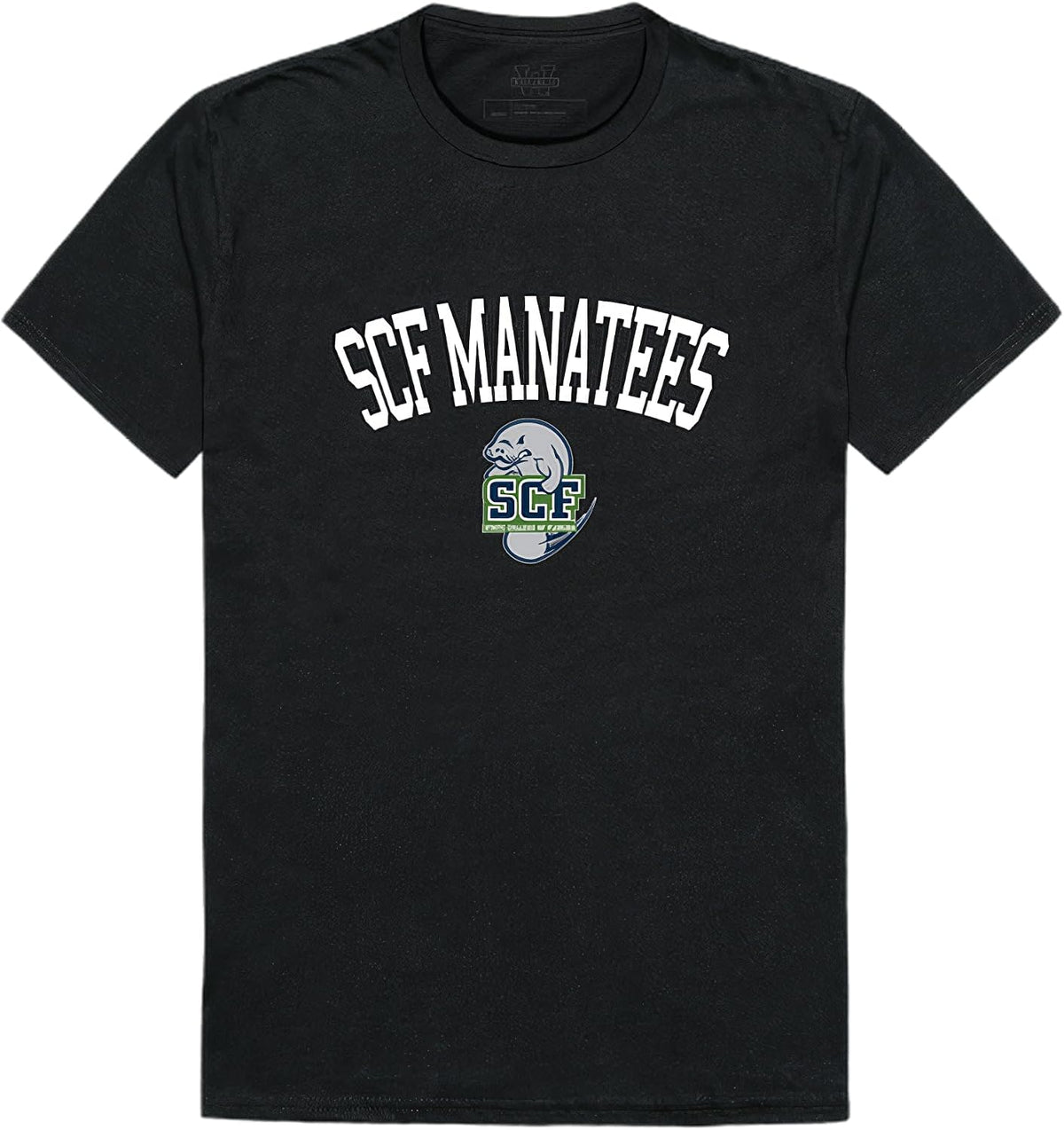 W Republic State College of Florida Manatees Arch Tee - Black