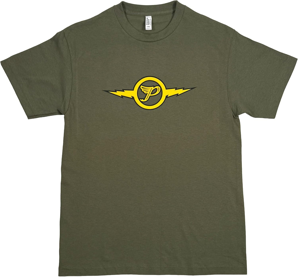 TSURT - Pixies Lightning Graphic Band Tee Apparel, Military Green - As Pictured