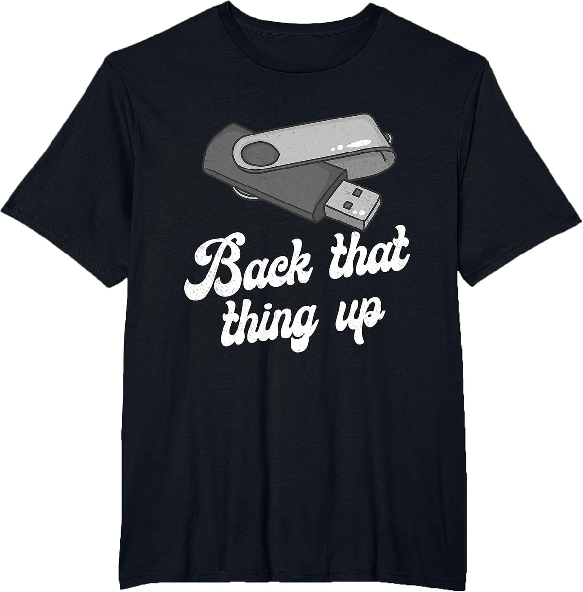 Funny Nerd Computer T-Shirt - Black