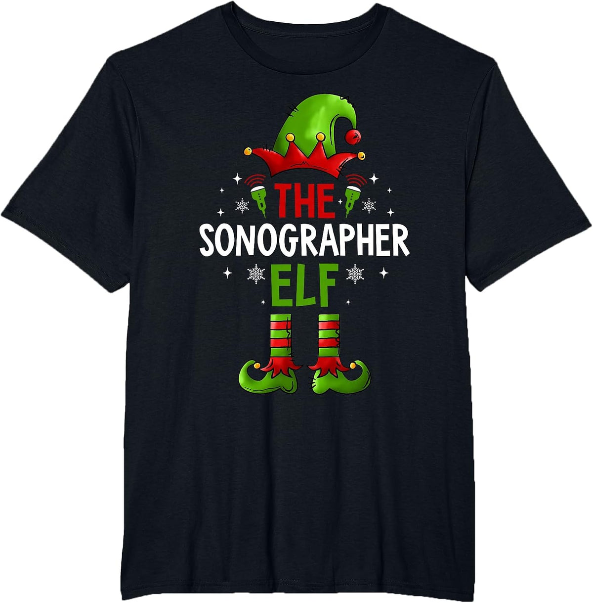 The Sonographer Elf T-Shirt - Black