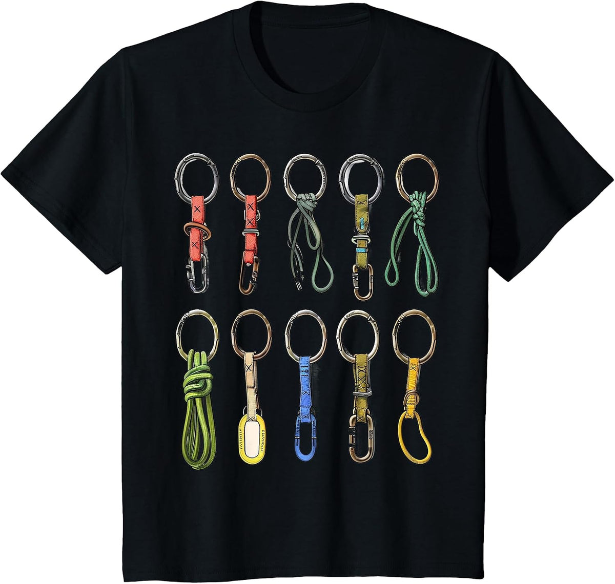 Rock Climbing Boulder Sports Lover Mountain Climber Alpinism T-Shirt - Black